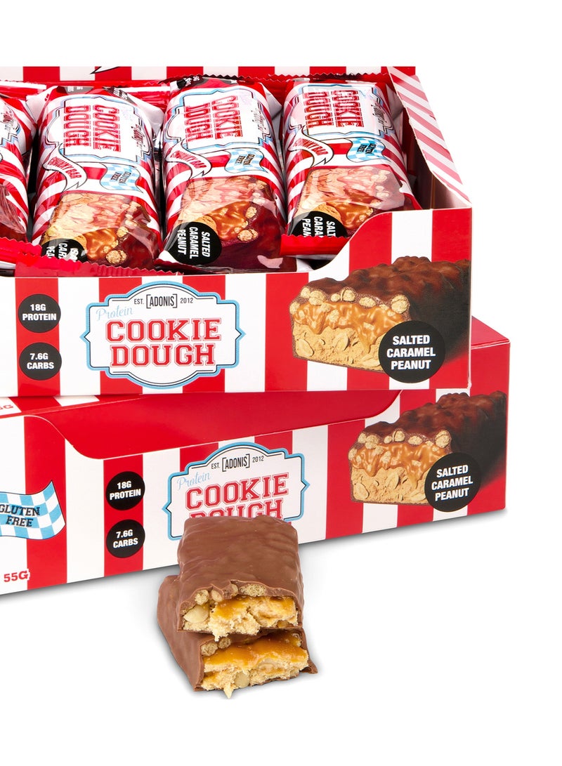 Adonis Protein Cookie Dough Chunky Bar - Salted Caramel Peanut - (Box Of 12)  - Image 4