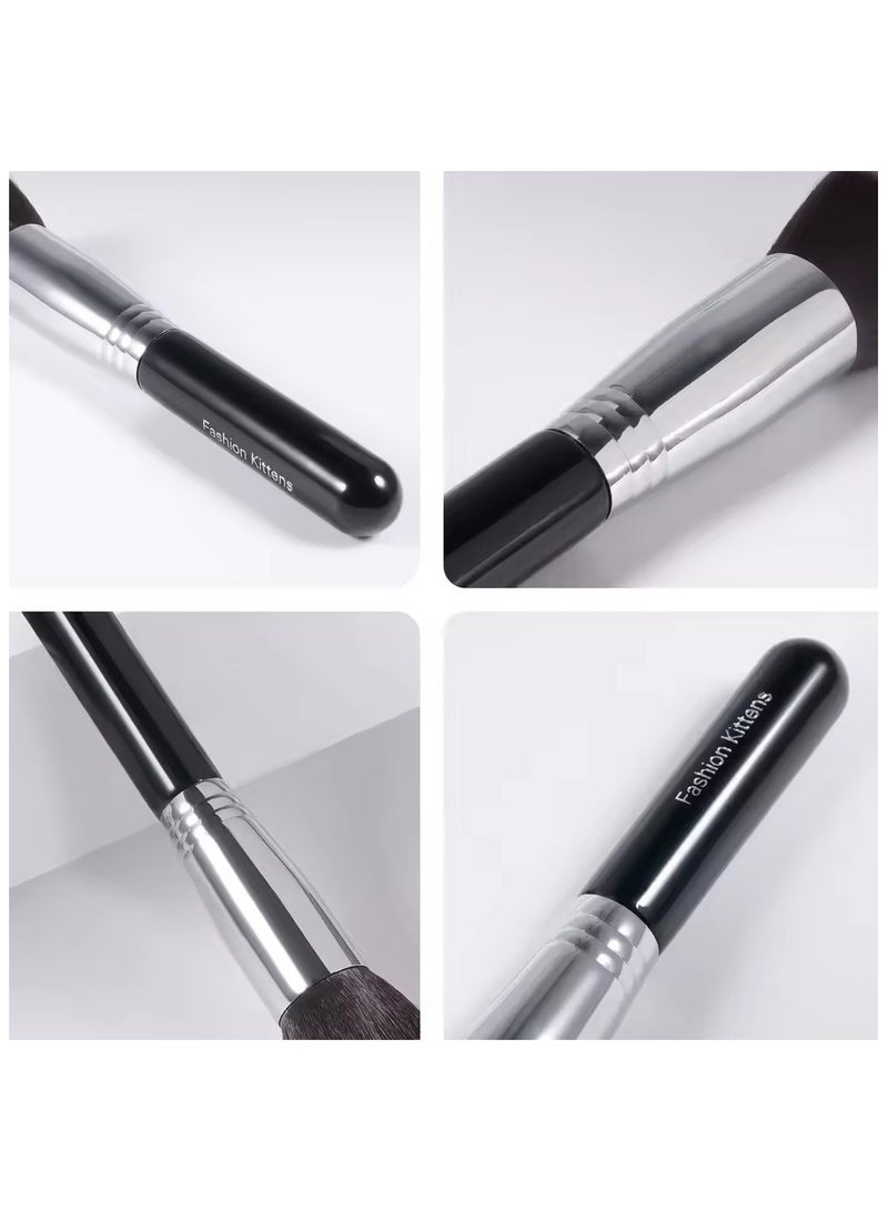جلوسكي المهنية متعددة الوظائف فرشاة ماكياج مسحوق أسود فرشاة مؤسسة الحمراء النحت البرونز أدوات ماكياج - Image 2