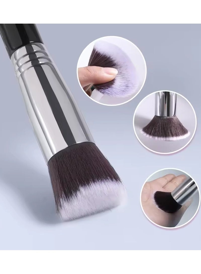 جلوسكي المهنية متعددة الوظائف فرشاة ماكياج مسحوق أسود فرشاة مؤسسة الحمراء النحت البرونز أدوات ماكياج - Image 4