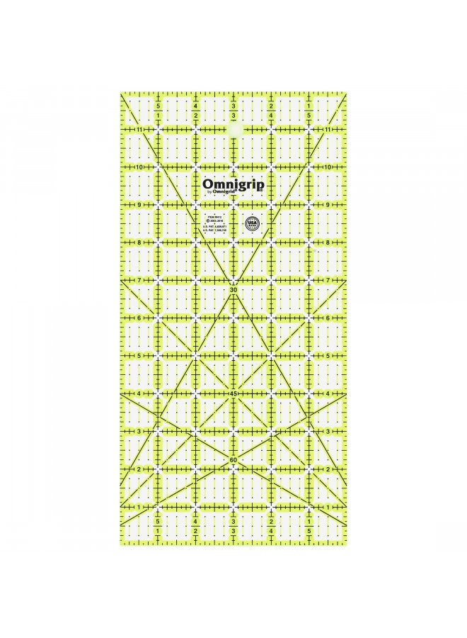Omnigrid Omnigrip by Omnigrid Non-Slip Ruler, 6" x 12" - Image 2