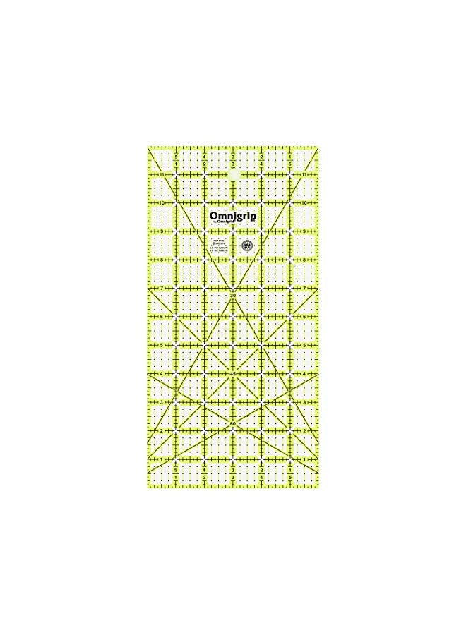 Omnigrid Omnigrip by Omnigrid Non-Slip Ruler, 6" x 12" - Image 1