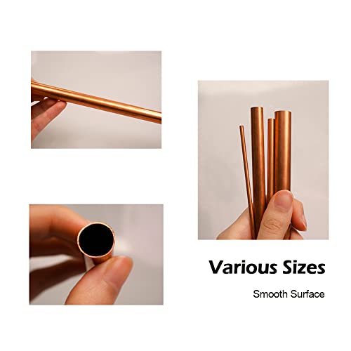 QuQuyi Copper Pipe 1" OD × 29/32" ID Seamless Round Copper Metal Tube (300mm), 2Pcs - Image 4
