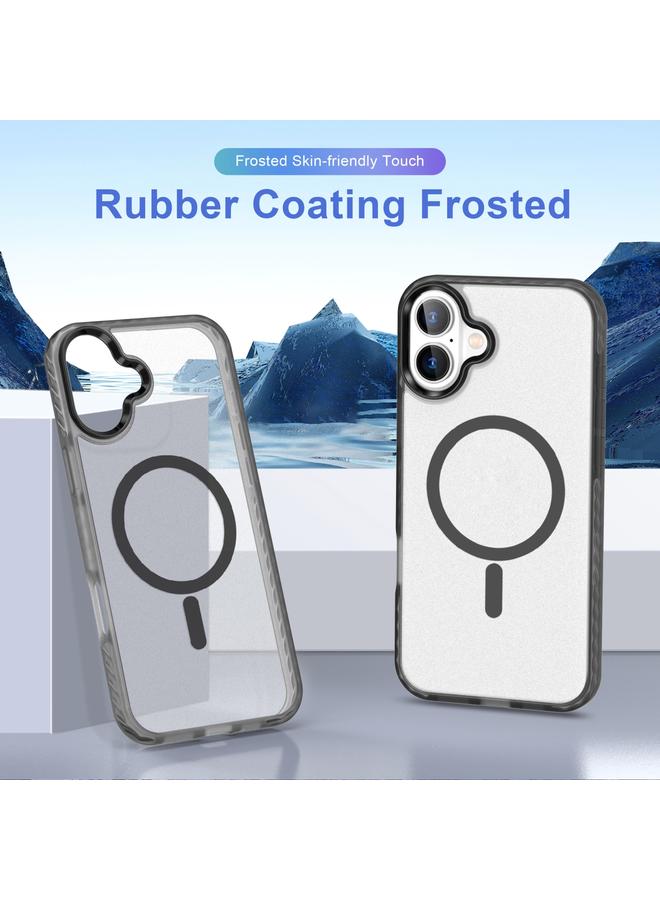 S-TOP Case For iPhone 16 Plus Frosted Skin Feel MagSafe Transparent Phone Case - Image 2