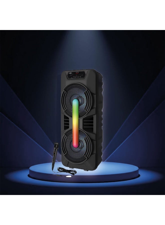 Torima مكبر صوت بلوتوث لاسلكي أسود من TORİMA GTS-1702 - صوت جهير محمول ومكالمات بدون استخدام اليدين - Image 3