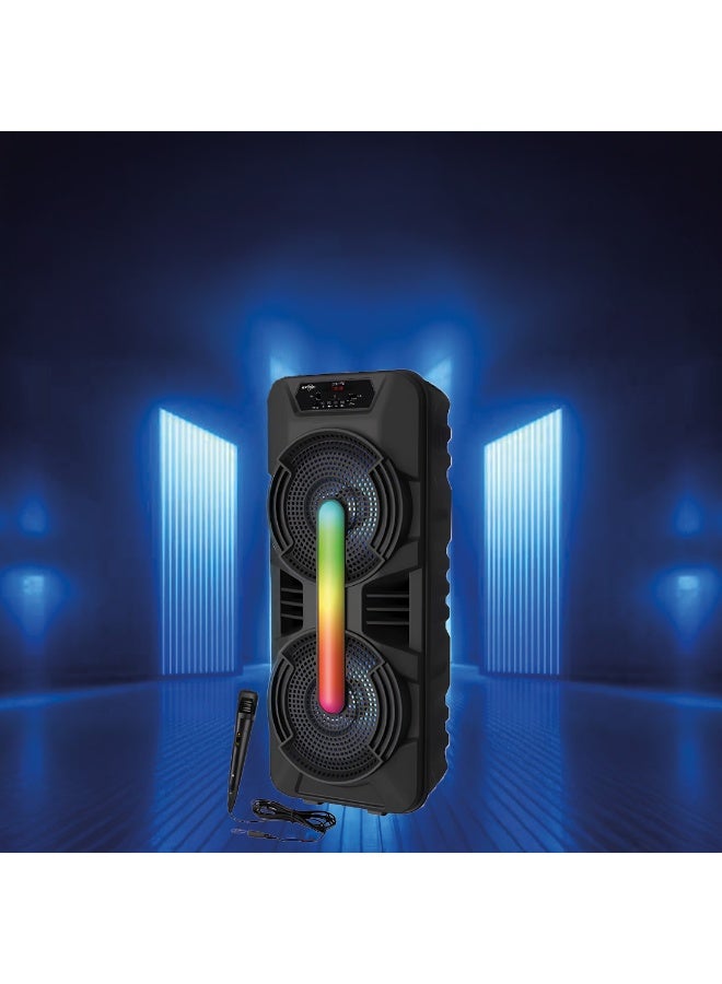 Torima مكبر صوت بلوتوث لاسلكي أسود من TORİMA GTS-1702 - صوت جهير محمول ومكالمات بدون استخدام اليدين - Image 2