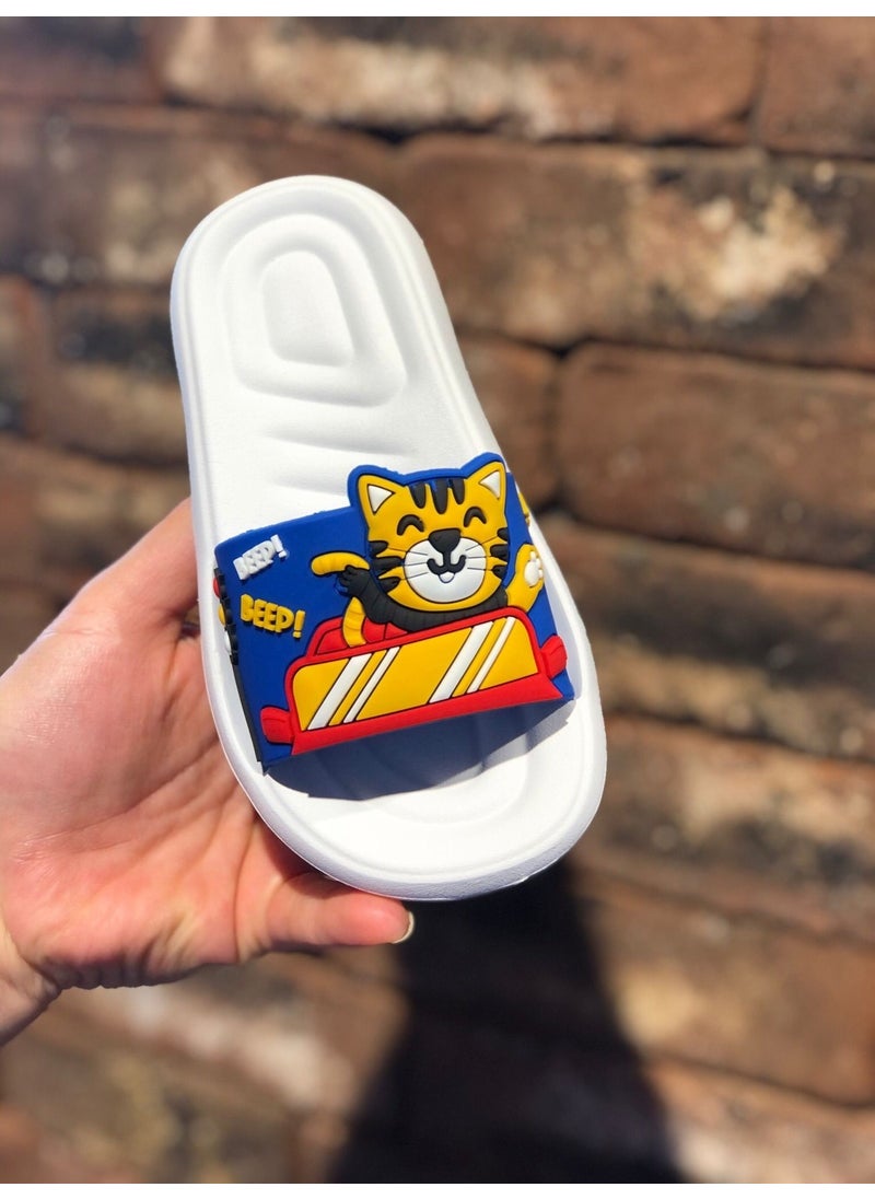 MyChild - Cute Animal Figured Children's Slippers, Non-Slip Sole Children's Slippers, Garden Sea Pool Slippers - Image 1