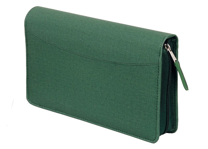 Sukeshcraft Polyurethane Unisex Chequebook Holder (green) - Image 1