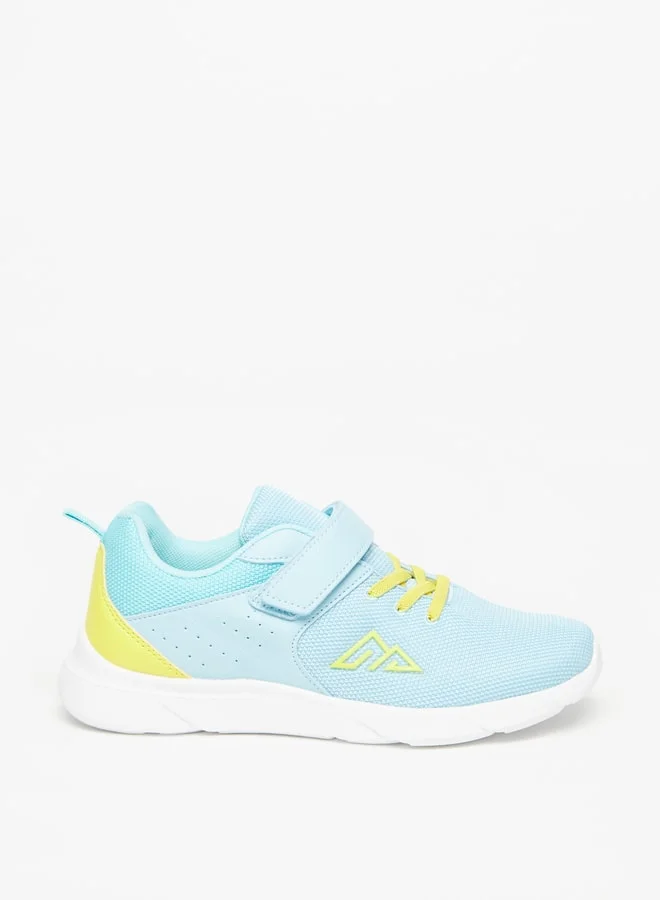 Oaklan by Shoexpress Girl's Ombre Sports Shoes with Hook and Loop Closure