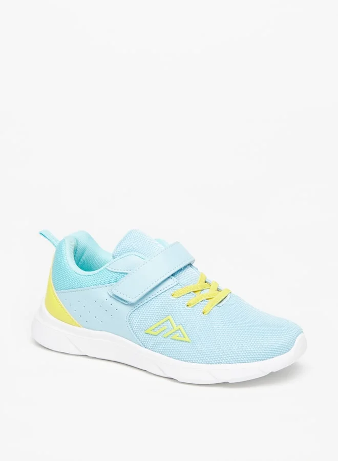 شو اكسبرس Girl's Ombre Sports Shoes with Hook and Loop Closure