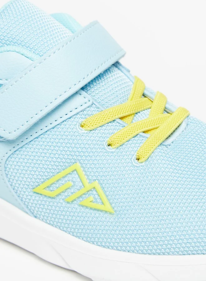 شو اكسبرس Girl's Ombre Sports Shoes with Hook and Loop Closure