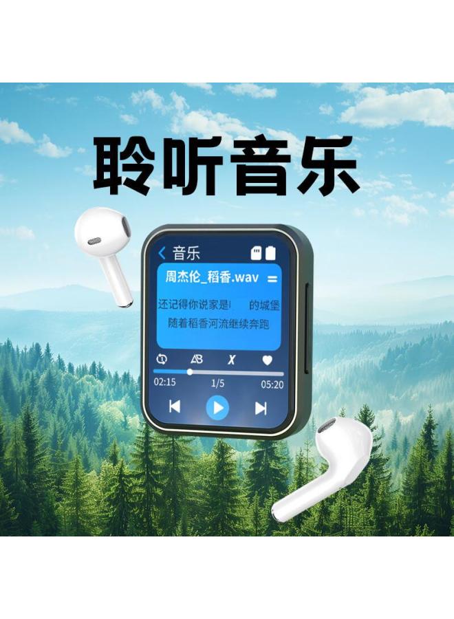 aigo مشغل فيديو Mp3/mp4 بشاشة تعمل باللمس 2 بوصة بلوتوث 5.4 تشغيل خارجي بدون فقدان - Image 4