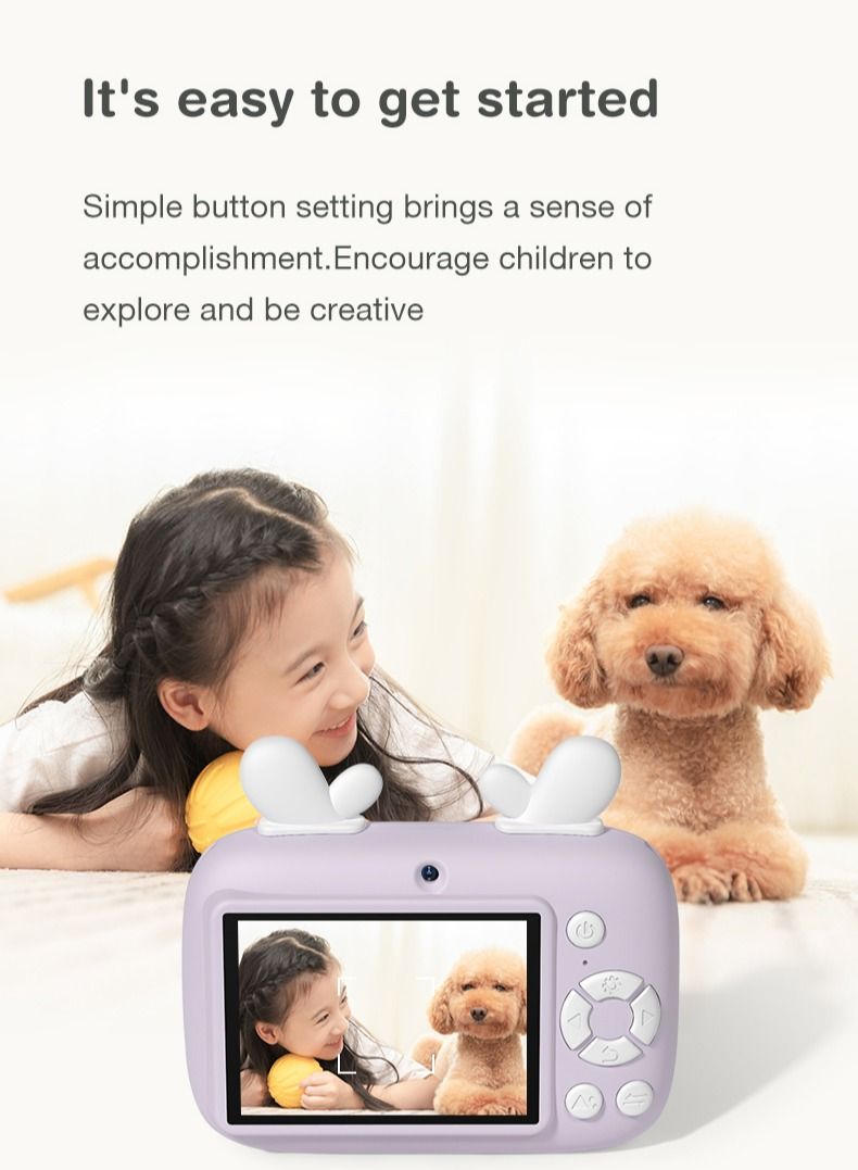 GULFLINK Kids Camera For Girls And Boys Purple - Image 3