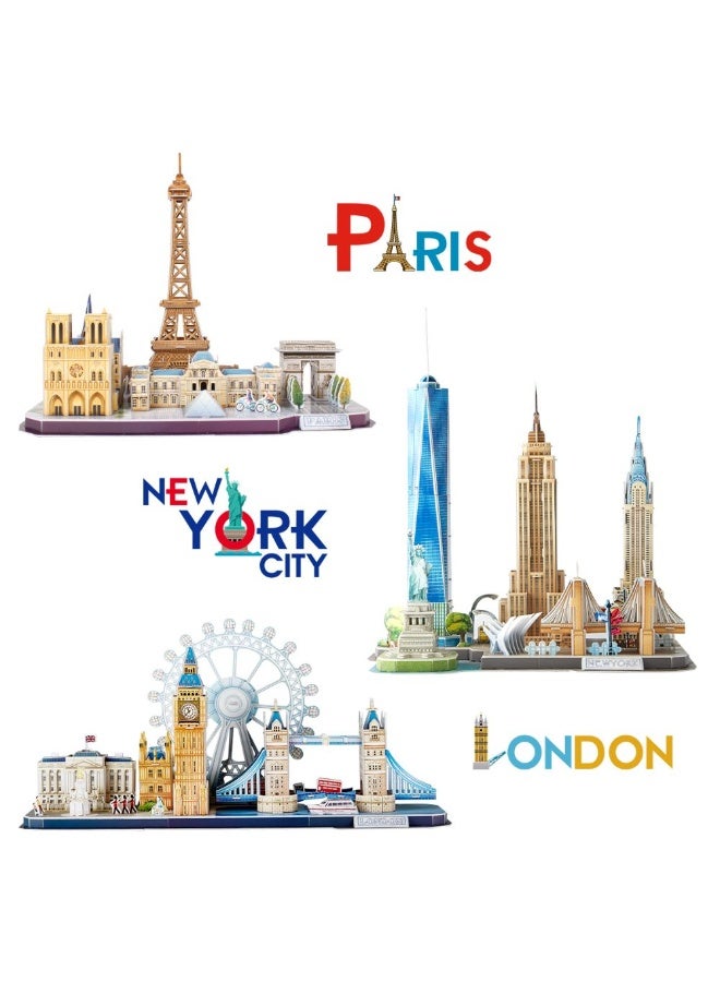 CubicFun London Skyline Building Model Kits Puzzle Craft Toys Gift,107 Pieces, for Ages 8+ (MC253h) - Image 5