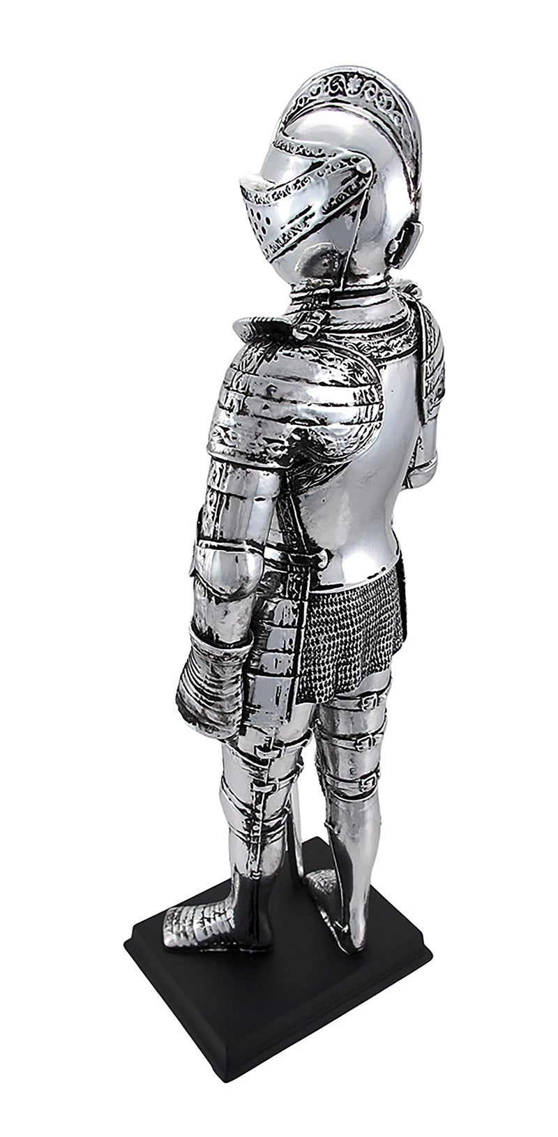 Veronese Design Silver Finish Medieval Knight in Armor Statue Figure Armour - Image 5
