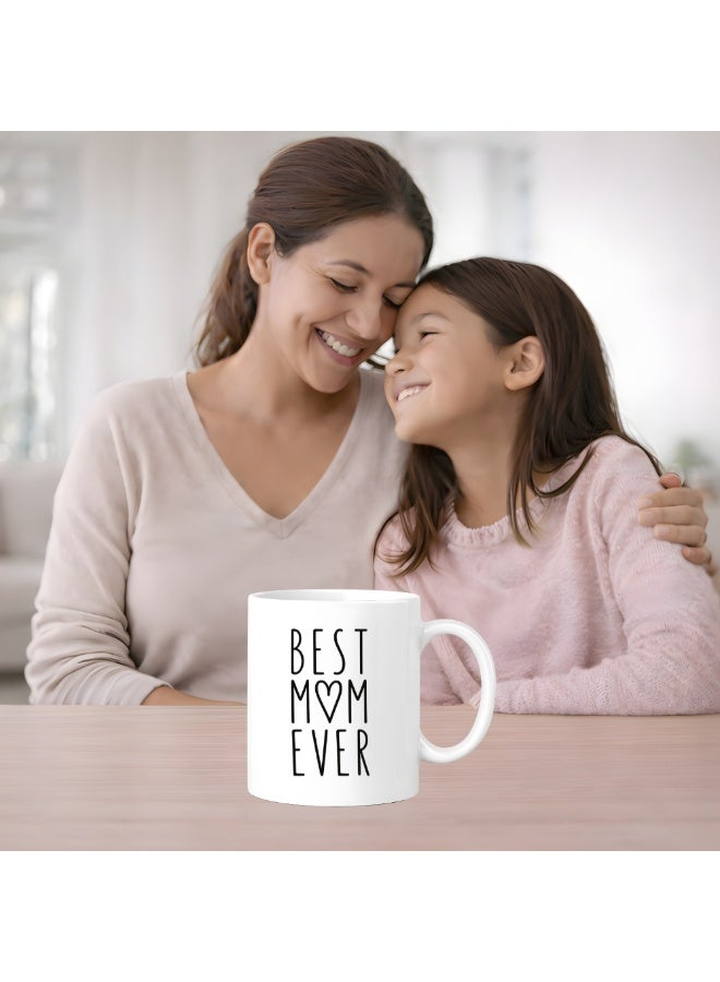 برينت شوب فور مي كوب قهوة مطبوع عليه أفضل أم على الإطلاق لعيد الأم - هدايا صادقة لعيد الأم بوزن 11 أونصة - هدية عيد الأم - هدايا للأم - Image 2