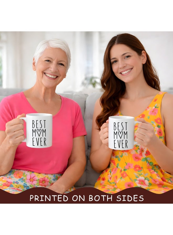 برينت شوب فور مي كوب قهوة مطبوع عليه أفضل أم على الإطلاق لعيد الأم - هدايا صادقة لعيد الأم بوزن 11 أونصة - هدية عيد الأم - هدايا للأم - Image 3