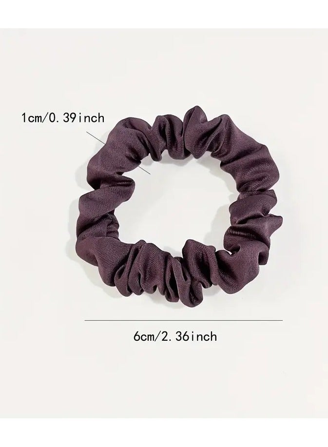 Ucanbe 10pcs Chic Pleated Hair Ties - Soft Elastic Hair Loops for Stylish Updos, Trendy Hair Styling Accessories for Women, Daily Wear, Hair Management and Organization - Image 2