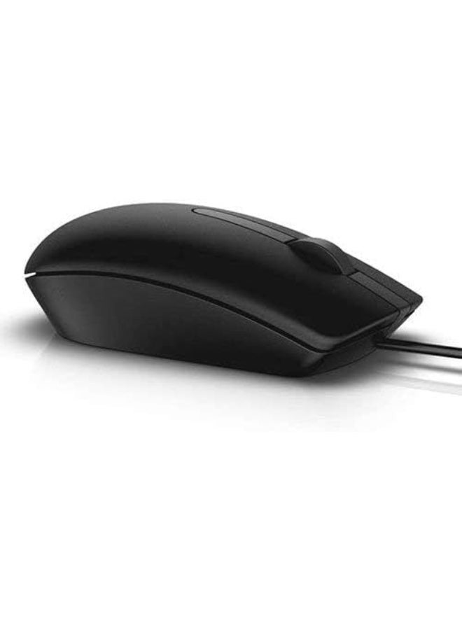 USB Mouse for PC and Laptop, Wired Optical Mouse, MS116 USB Mouse, 1000 DPI, Plug and Play, Comfortable Design, Responsive Tracking, Office Home Computer Mouse, Black Listing Health Score - Image 1