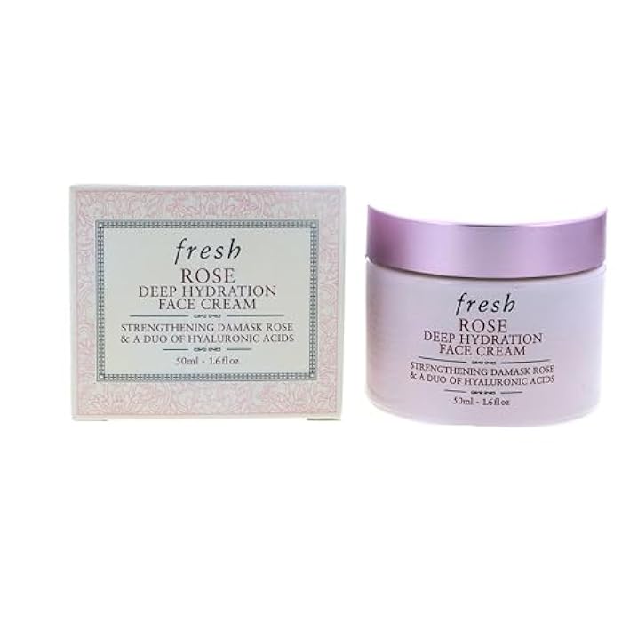 Fresh Rose Deep Hydration Strengthening Face Cream, 1.6 Ounce - Image 1
