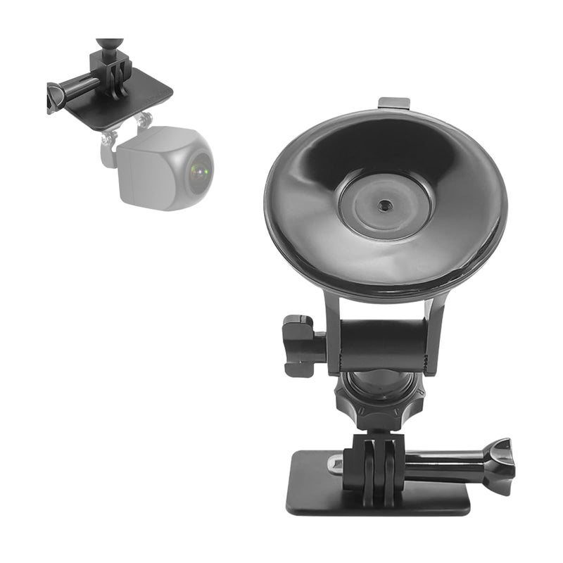 Bittwee Car Rear Camera Holder Vehicle Dash Cam Rear Windshield Window Mount Auto Backup Camera Recorder Monitor Rearview Camera Bracket Accessories Universal for SUV Sedan Truck - Image 2