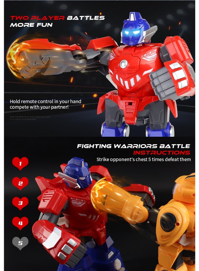 لعبة روبوت ذكية للتحكم عن بعد - 2.4 جيجاهرتز RC ومستشعر إيماءات، أضواء LED، تأثيرات صوتية، وضع اللعب المزدوج، لعبة تعليمية للأطفال من سن 3 سنوات فما فوق (أصفر) - Image 5