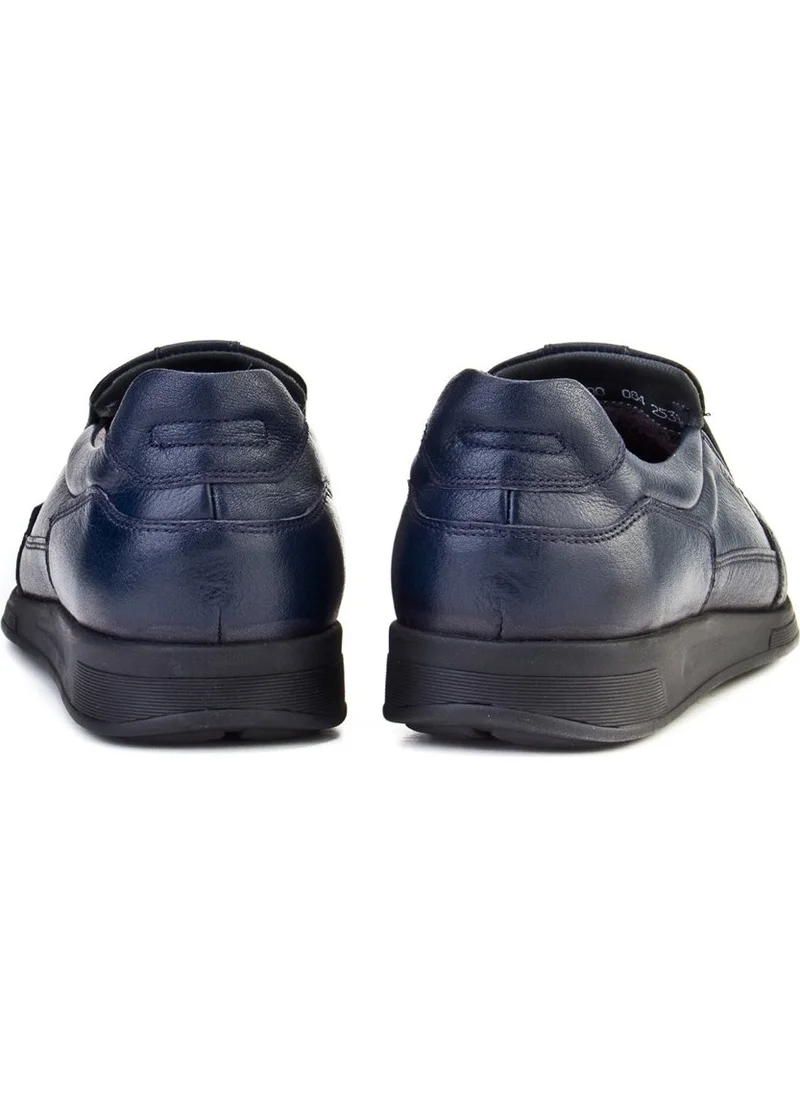 كاباني Men's Laceless Casual Shoes 438E1300 Navy Blue