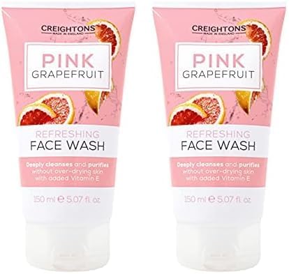 Creightons Pink Grapefruit Refreshing Face Wash 150ml Deeply cleanses purifies without overdrying skin With added Vitamin E Dermatologically Tested - Image 1