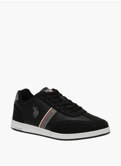 U.S. Polo Assn. Men's Logo Detail Lace-Up Sneakers  - Image 1