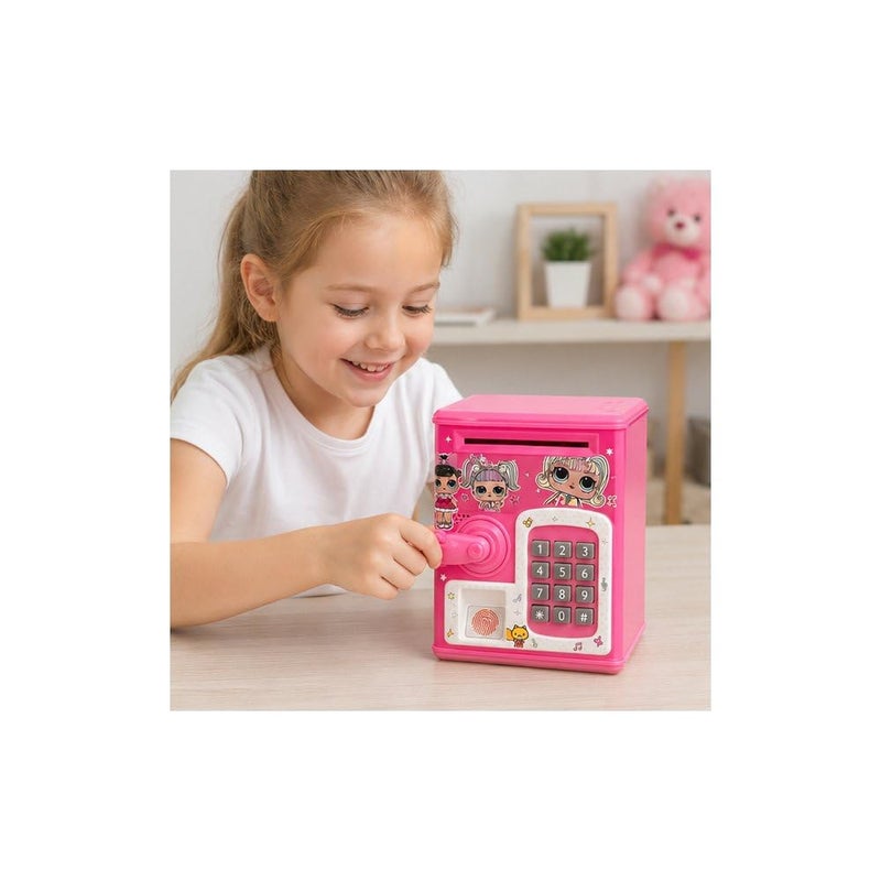 Piggy Bank ATM Savings Machine With Password Keypad, Pink, | Target Mission - Image 3