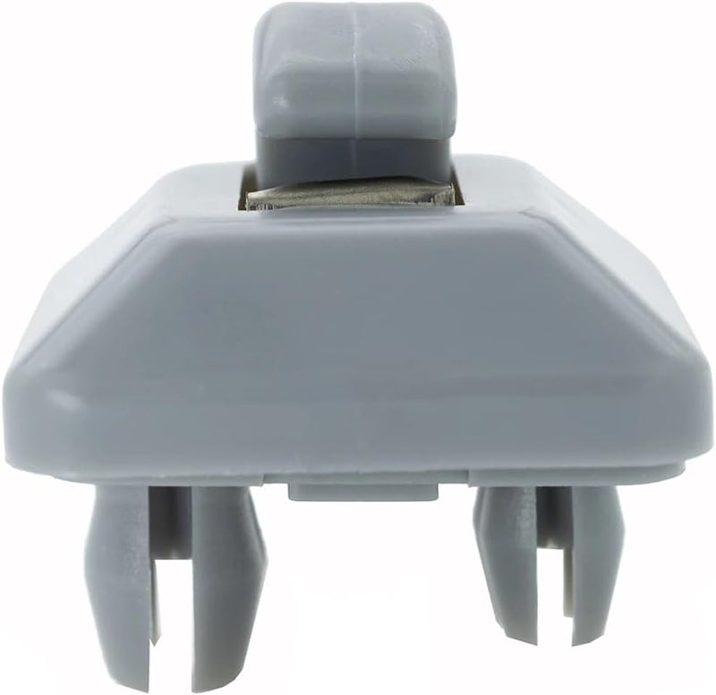 Wivplex 2Pcs Gray Car Sun Visor Clip Hook - Image 1