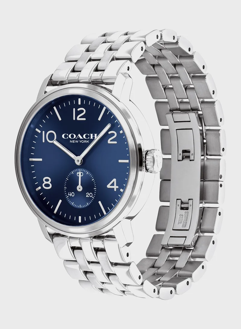 COACH Stainless Steel Chronograph Watch