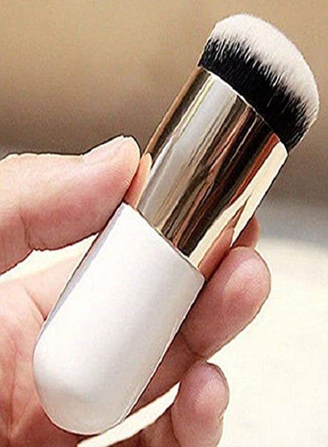 Glowhouse Makeup Cosmetic Face Powder, Foundation/Blush Brush - Image 4