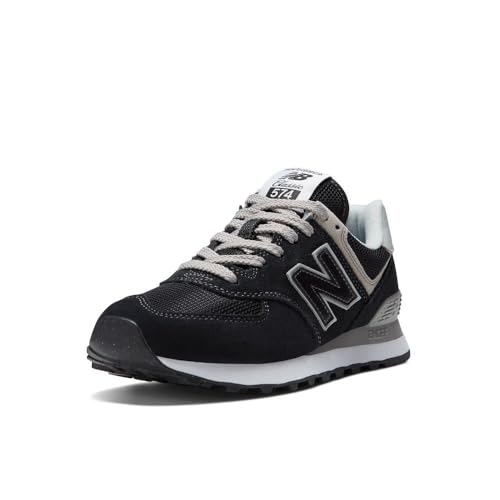 New Balance Women's 574 Core Sneaker, 5, Grey with White - Image 1