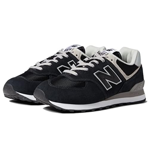 New Balance Women's 574 Core Sneaker, 5, Grey with White - Image 4