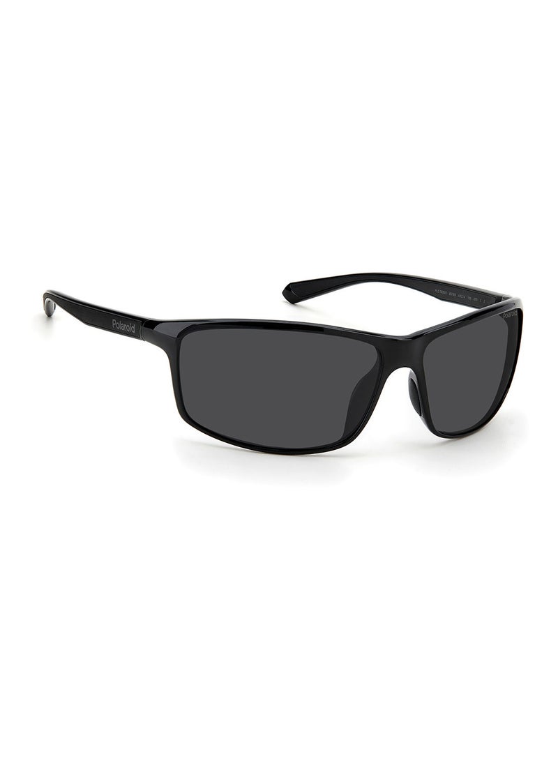 Polaroid Polarized Rectangular Eyewear Sunglasses PLD 7036/S      BLACK 63 - Image 3