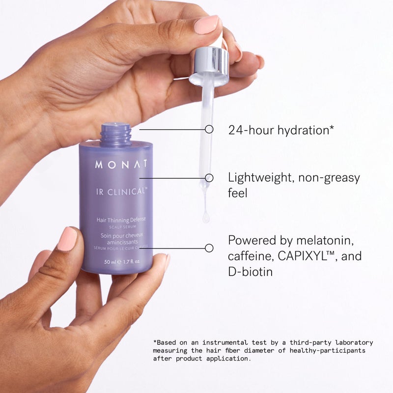 MONAT IR Clinicalâ„¢ Hair Thinning Defense Scalp Serum â€“ Nourishes Scalp, Reduces Breakage, Boosts Hair Density, and Supports Thicker, Fuller-Looking Hair with a Lightweight, Non-Greasy Formula - Image 5