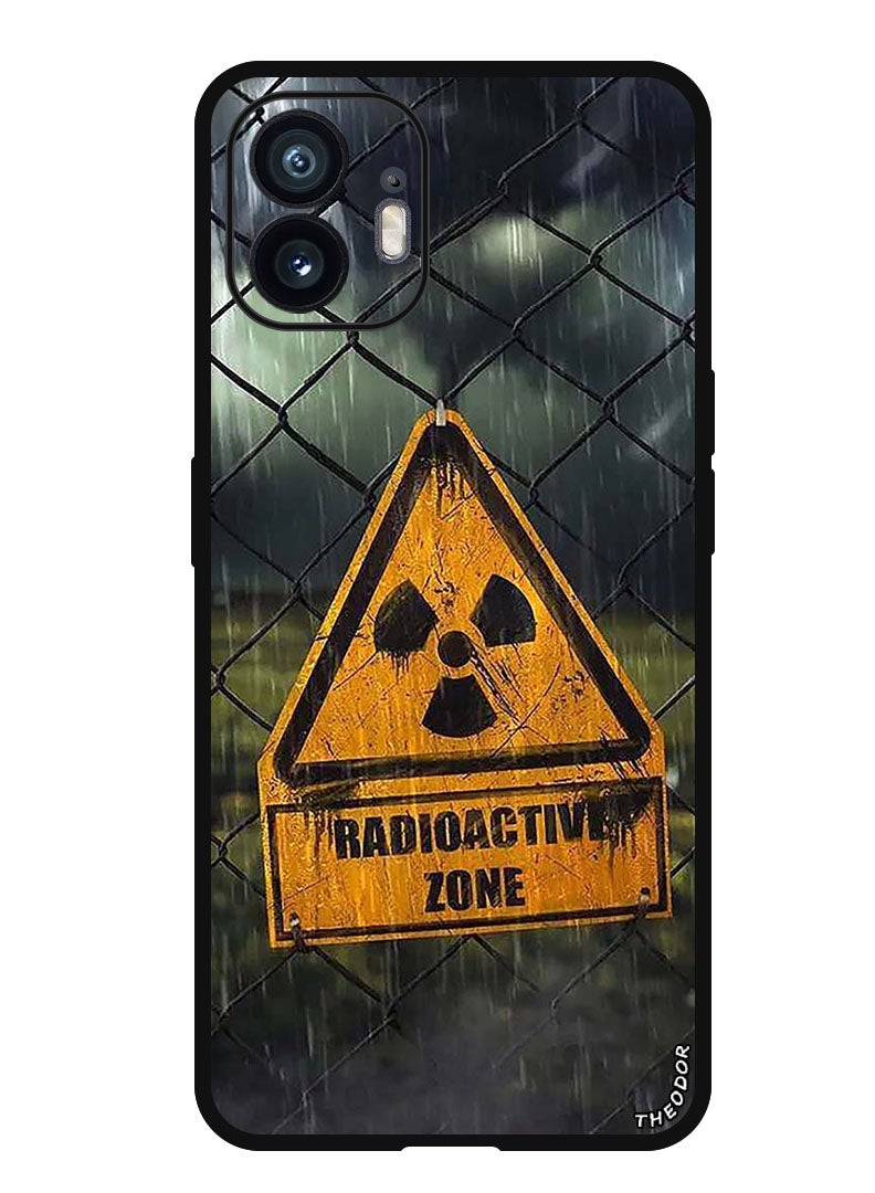 Theodor Protective Case Anti Scratch Shock Proof Bumper Cover For Nothing Phone (2) Radioactive zone - Image 1