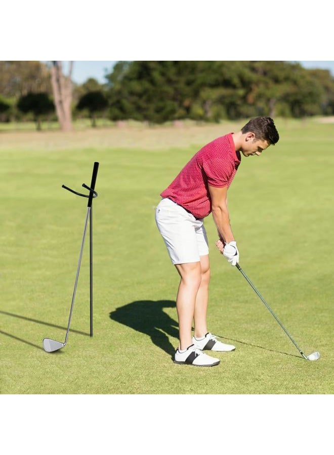 YEXEXINM 3pcs Golf Club Holder, U Shaped Detachable Golf Club Stand Keeps Your Clubs Clean, Dry and Visible, Metal Golf Club Stand Easy to Carry - Image 2