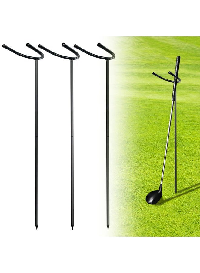 YEXEXINM 3pcs Golf Club Holder, U Shaped Detachable Golf Club Stand Keeps Your Clubs Clean, Dry and Visible, Metal Golf Club Stand Easy to Carry - Image 1