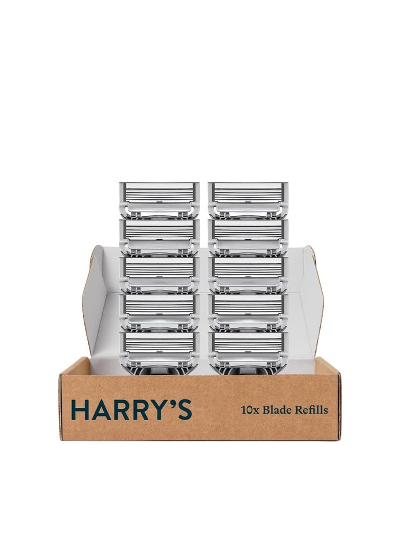 هاري شفرات الحلاقة عبوات شفرات الحلاقة للرجال، 10 قطع - Image 1