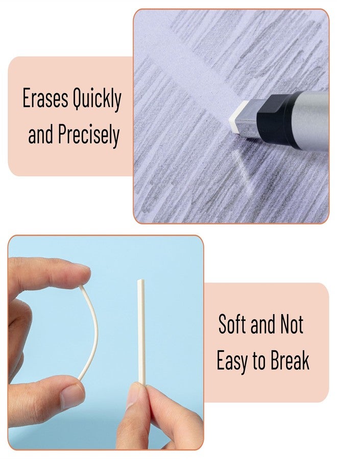 Mr. Pen- Pen Style Eraser, 2 Pack, Square & Round Tip, Eraser Pen - Image 3