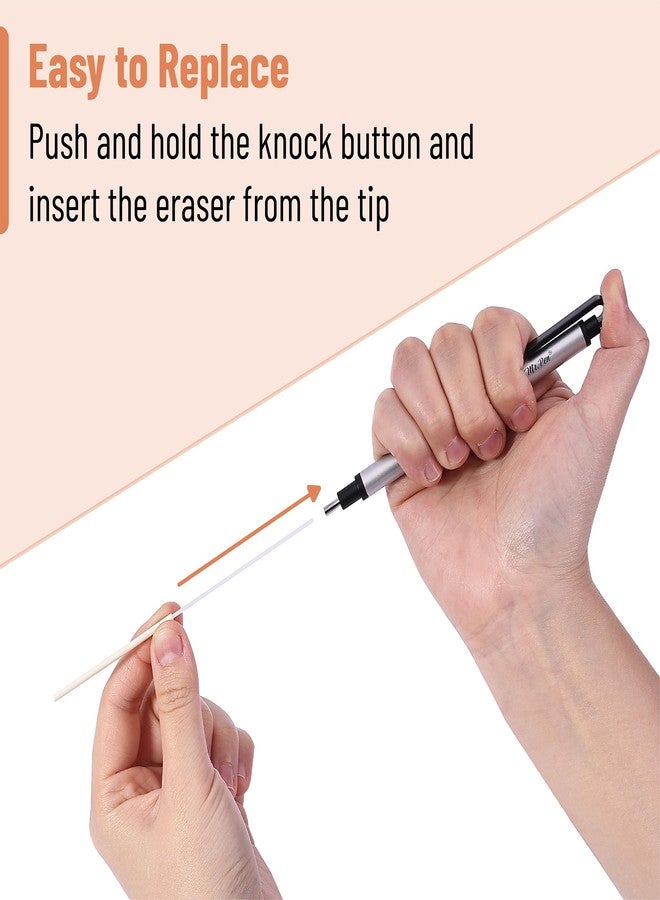 Mr. Pen- Pen Style Eraser, 2 Pack, Square & Round Tip, Eraser Pen - Image 5