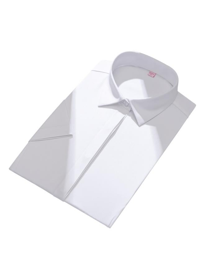 VUELO Seamless Adhesive Shirt Women's Non-ironing Short Sleeve Summer Workwear Business Wear Slim Half Sleeve Women's Shirt  - Image 5