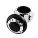 NYTKL Steering Wheel Knob Spinner Vehicle Power Handle Spinners Ball for Effortless Spinning Universal Steering Wheel Suicide Knob for Truck Semi Tractor Boat Car Accessories with Hole - Image 2