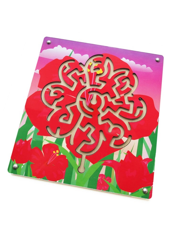 FOFA FOFA Wooden Maze puzzle with a small ball - Poppy  - Image 2