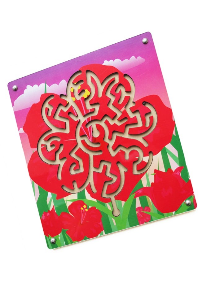 FOFA FOFA Wooden Maze puzzle with a small ball - Poppy  - Image 3