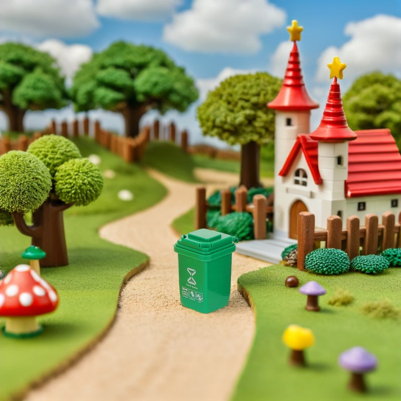 40pcs Traffic Road Signs Playset - Street Signs Mini Traffic Cones Garbage Can Kids Interactive Learning Toy For Boys Girls - Image 4