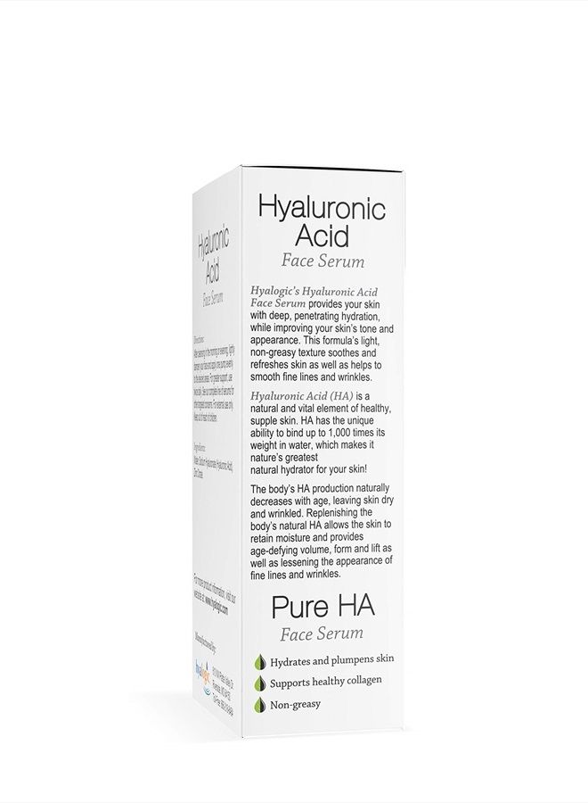 Hyalogic Pure Hyaluronic Acid Serum for Face - Hyalogic Natural HA Face Serum, Non-Greasy, Fragrance-Free Formula - Hyaluronic Acid Serum— Soften & Hydrate Skin | 1 Fl. oz. - Image 2