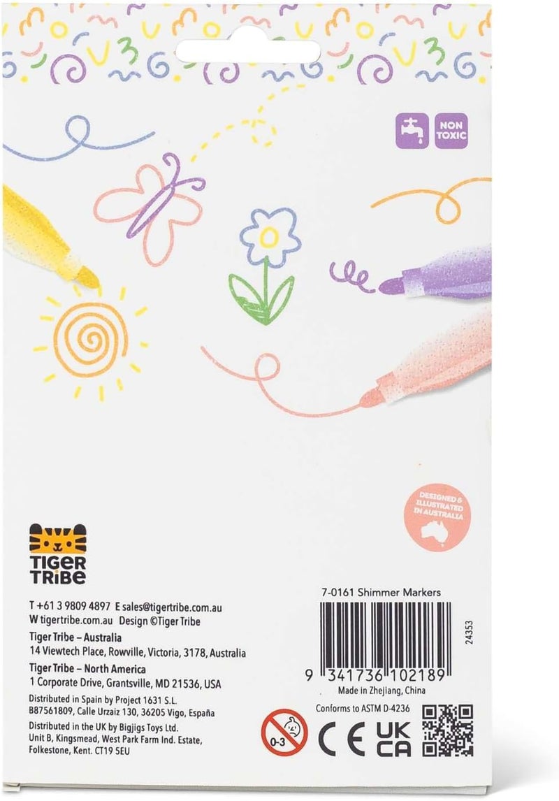 Tiger Tribe Shimmer Markers Set - Image 5