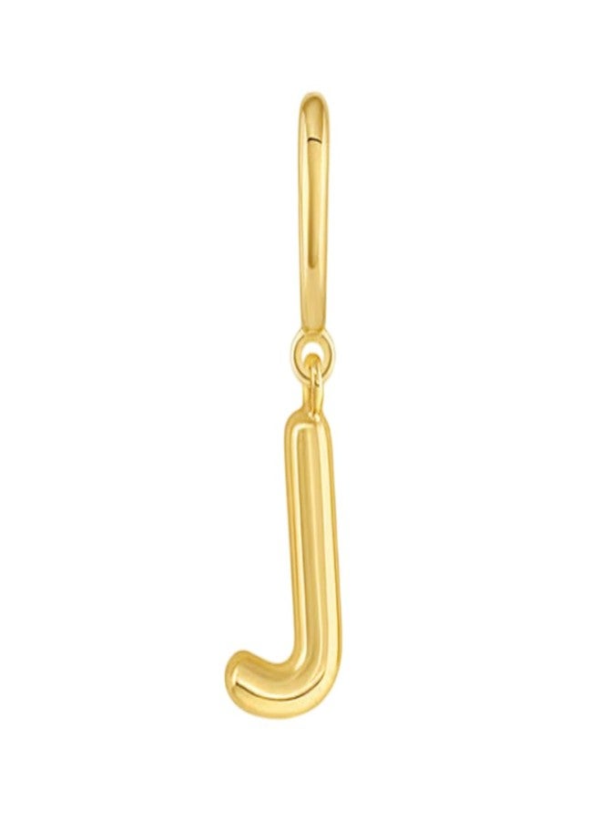 gorjana - Alphabet Helium Parker Charm - 18k Gold-Plated Finish - Initial Design Charm - Hinge Closure - Lightweight and Comfortable - Image 1